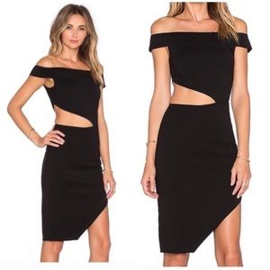 Lovers and Friends x REVOLVE Complex Off The Shoulder Dress in Black